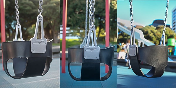Fullly Enclosed Swing Seat - Rubberbits