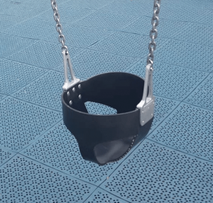 Fully Enclosed Swing Seat in NEW ZEALAND - Rubberbits