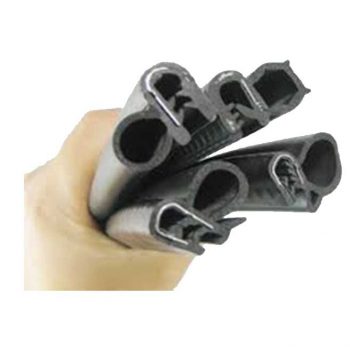 Close-up of durable rubber hatch seal used in marine applications